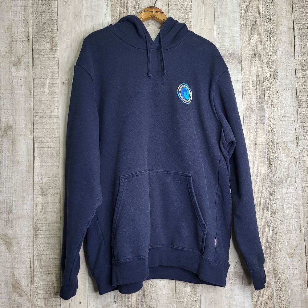 Patagonia Navy Blue Thick Hoodie. Size XXXL Save Our Planet. Unity Fitz Uprisal.